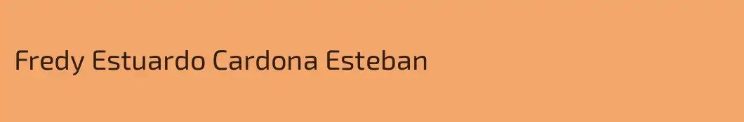 Fredy Estuardo Cardona Esteban